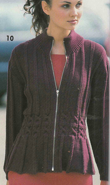 # 10 Gilet avec fermeture à glissière