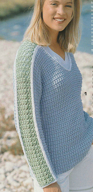 # 01 Sweater with Integrated Sleeve