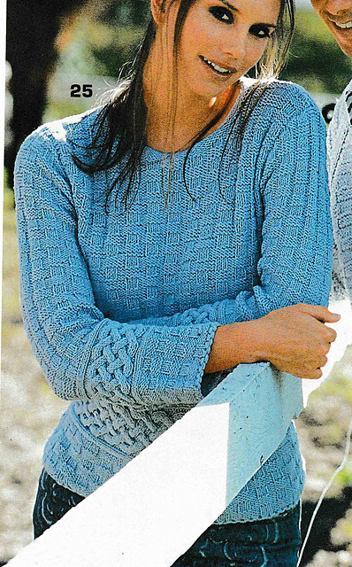 # 25 Sweater in Jeans Blue