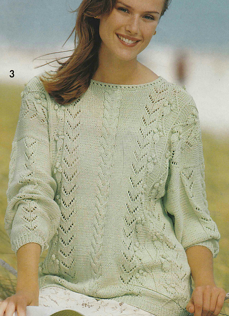 # 03 Linden Sweater with Bobble Tendrils