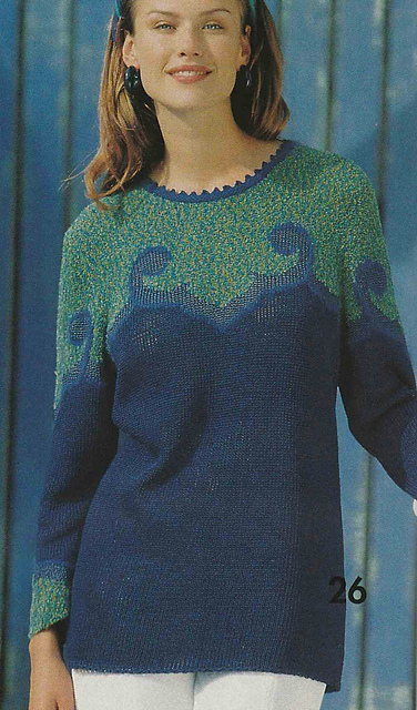 # 26 Material Mix in Blue and Geen