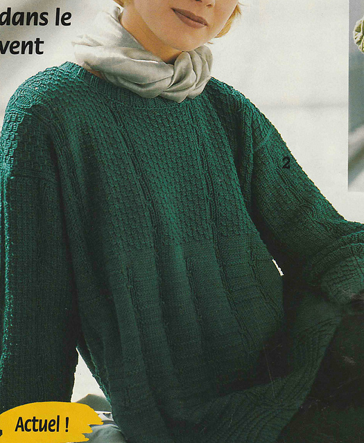# 02 Grüner Musterpulli