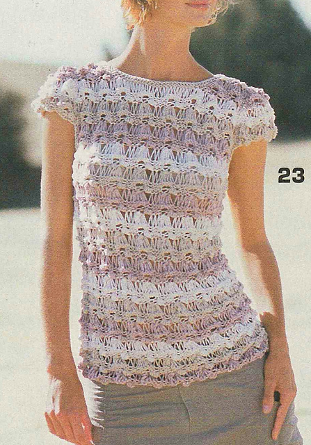 # 23 Striped Sweater in Three Colours