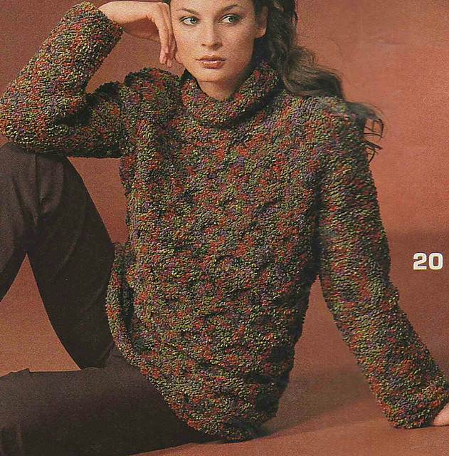 # 20 Sweater with Honeycomb Pattern