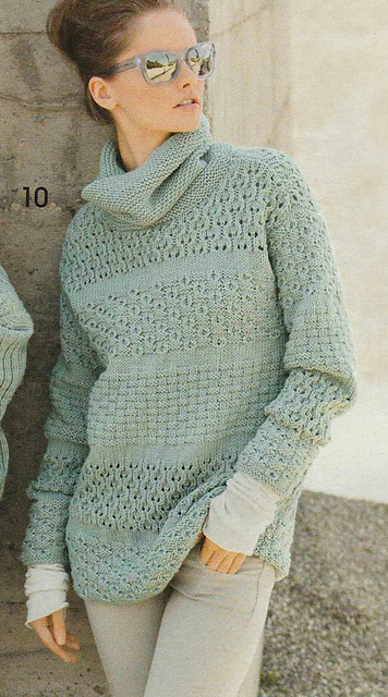 # 10 Pullover in Pattern Mix