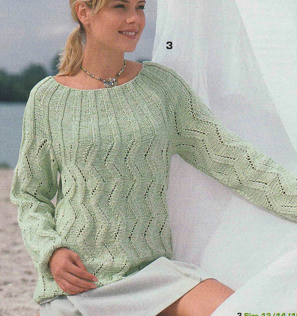 # 03 Sweater with Round Yoke