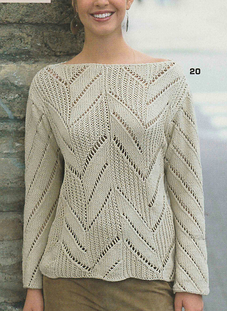 # 20 Ajouré Sweater in Beige