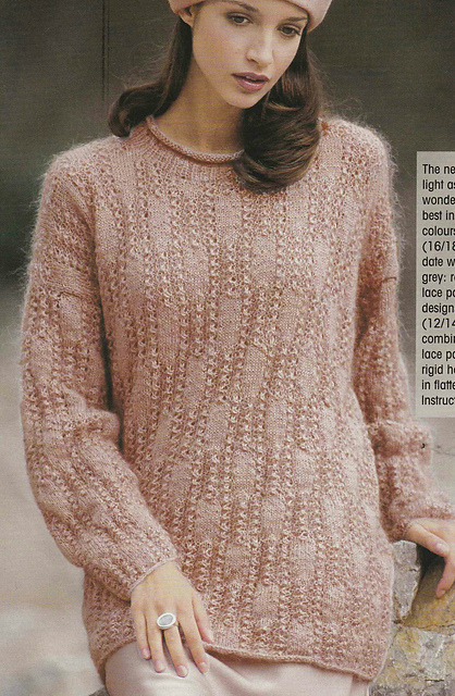 # 15 Mohair Sweater in Rosewood