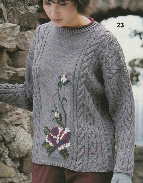 # 23 Sweater with Flower