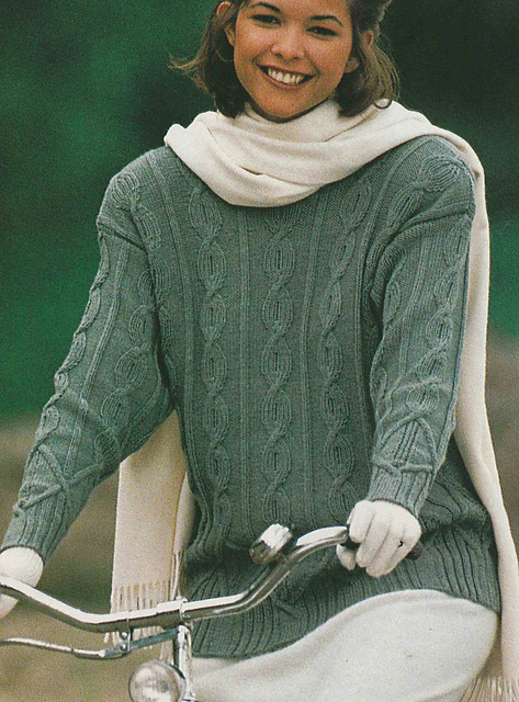 # 02 Patterned Green Sweater