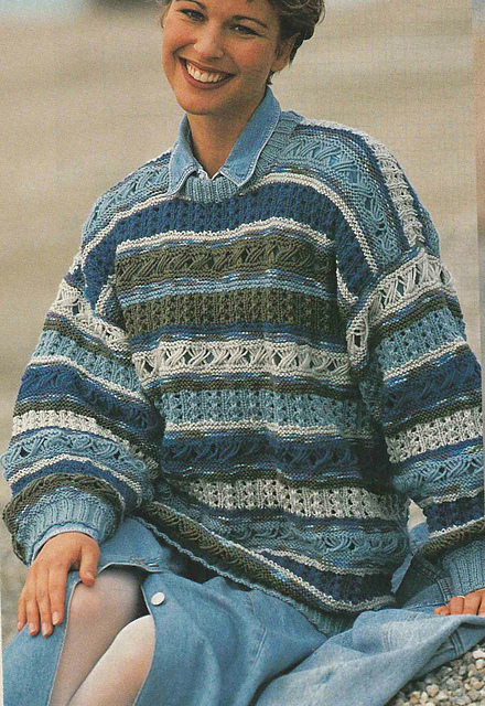 # 04 Sweater in Pattern Mix