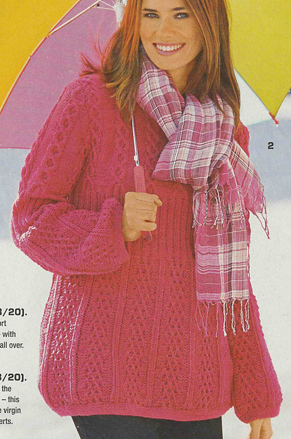 # 02 Long Sweater in Pink