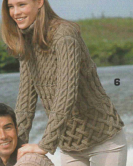 # 05 Brown Sweater in Pattern Mix