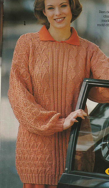 # 01 Pull melon au point fantaisie