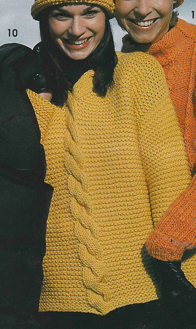 # 10 Pull en jaune