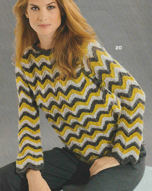 # 20 Wave Pattern Sweater