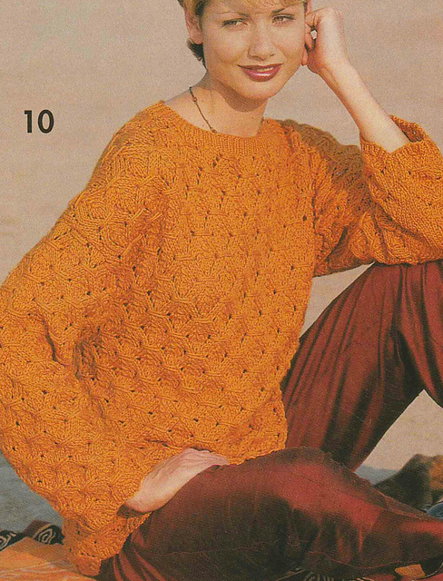 # 10 Patterned Sweater in Curry