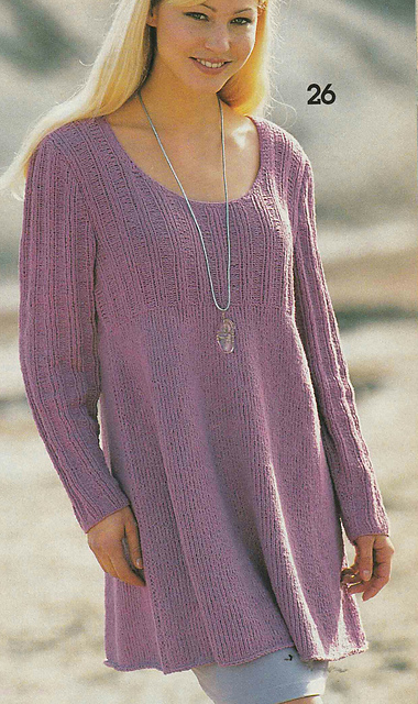 # 26 Sweater in Cyclamen