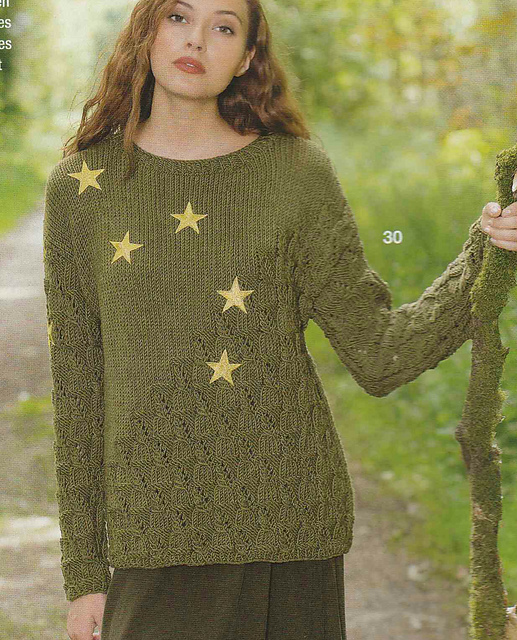 # 30 Pull avec des étoiles