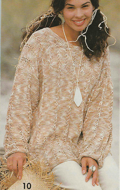 # 10 Sweater in Mottled Beige