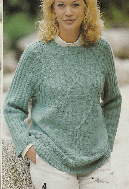 # 04 Raglan Sweater in Mint