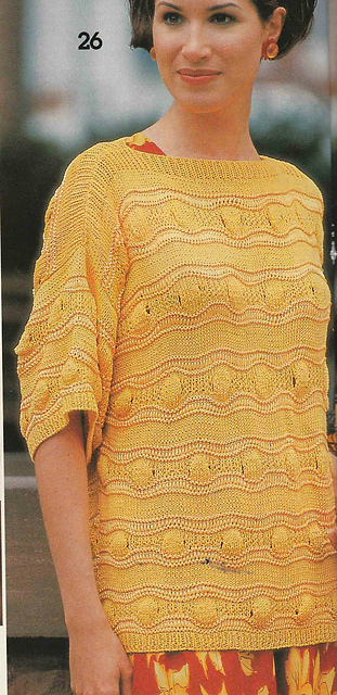 # 26 Yellow Sweater in Stripe Mix