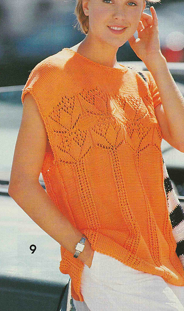 # 09 Patterned Sweater in Orange