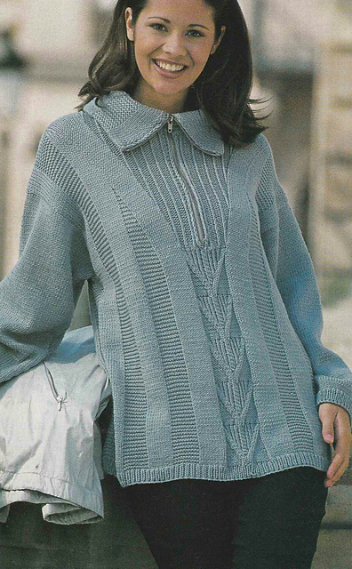 # 03 Grey Sweater with Zip
