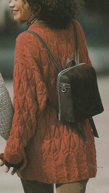 # 07 Patterned Sweater in Coral
