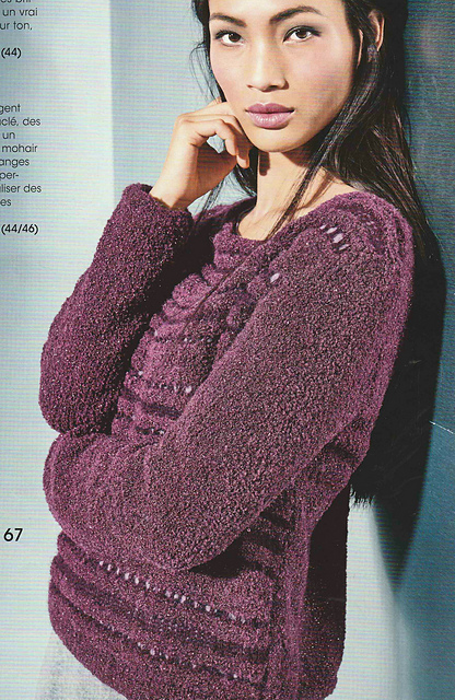 # 67 Pull avec col cascade