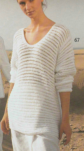 # 67 Pull rayé