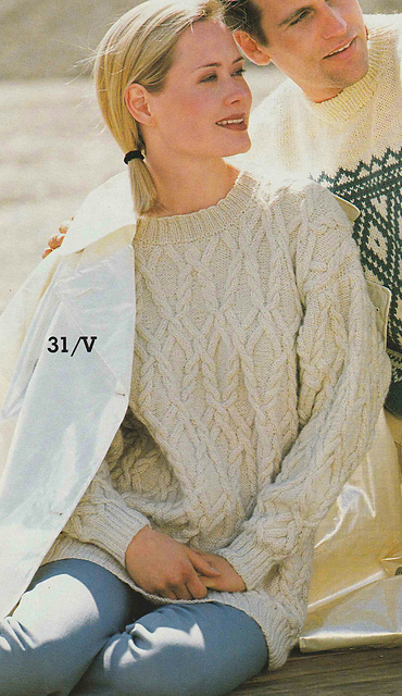 # 31 Sweater with Cables