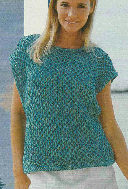 # 33 Pull à motif filet