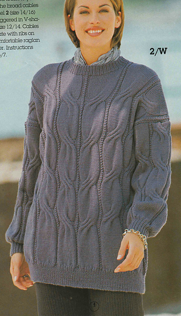 # 02 Patterned Sweater in Plum