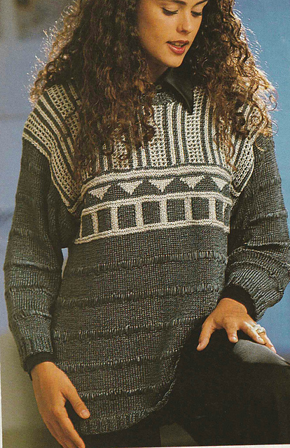 # 29 Sweater in Silver and Grey