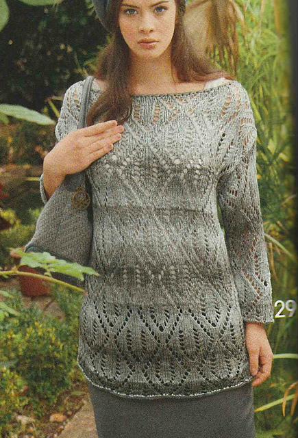# 29 Pull losanges en dégradé de couleur
