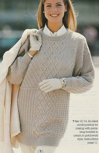 # 07 Patterned Sweater in Beige