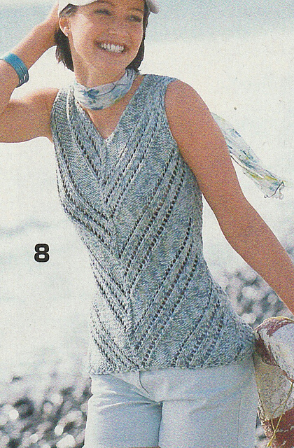 # 08 Top in Mottled Light Green