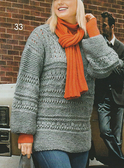 # 33 Pull en combinaison de motifs