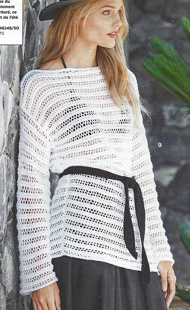# 09 Pull rayures transversales