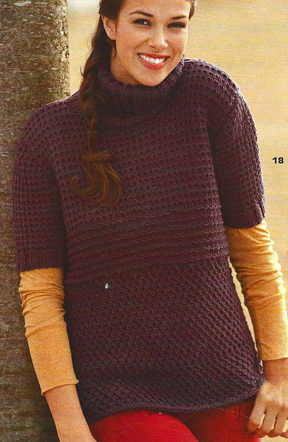 # 18 Pull en combinaison de motifs