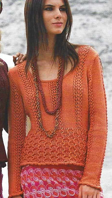 # 88 Pull à motifs mixtes