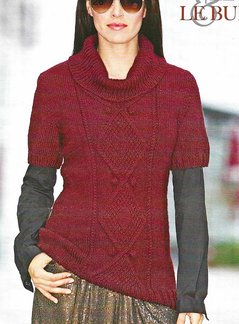 # 28 Pull à manches courtes