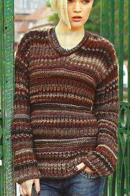 # 52 Pull dans tons bruns