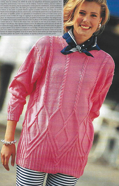 # 22 Pull rose tendre