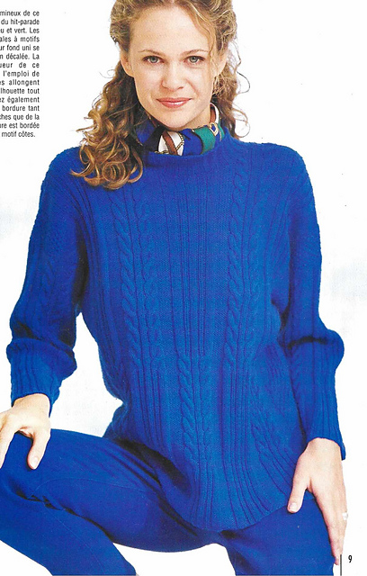# 06 Pull bleu royal