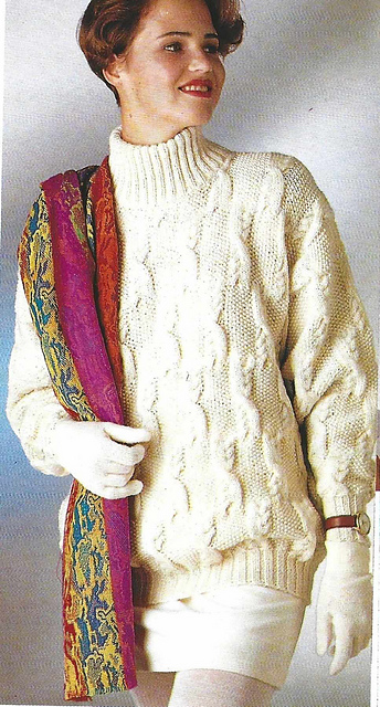 # 10 Maxi-pull en naturel