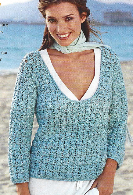 # 23 Pull turquoise