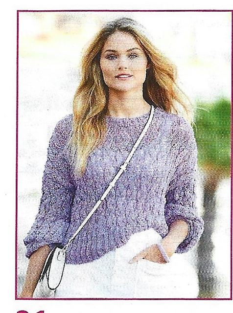 # 21 Pull en motif ajouré