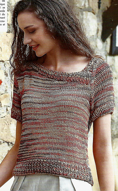 Pull à manches courtes